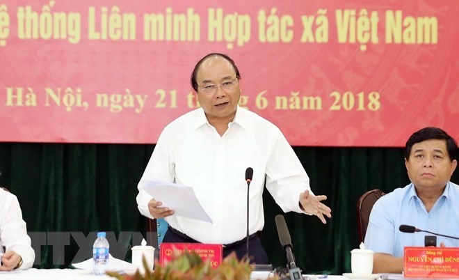 Prime Minister Nguyen Xuan Phuc at the event (Source: VNA)  