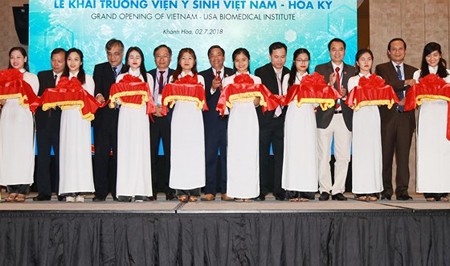 The grand opening of the Vietnam – USA Biomedical Institute in the central city of Nha Trang 
