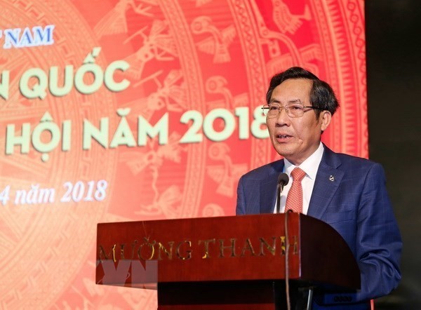 President of the Vietnam Journalists Association Thuan Huu (Source: VNA)