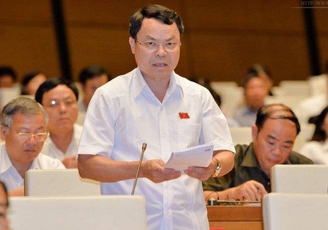 Deputy Nguyen Tien Sinh from Hoa Binh province (Source: baomoi.com)