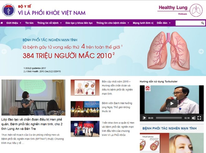 Health ministry launches “Healthy Lung” portal