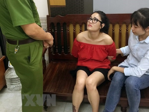 Bui Thi Thu Trang was arrested at her home (Source: VNA)