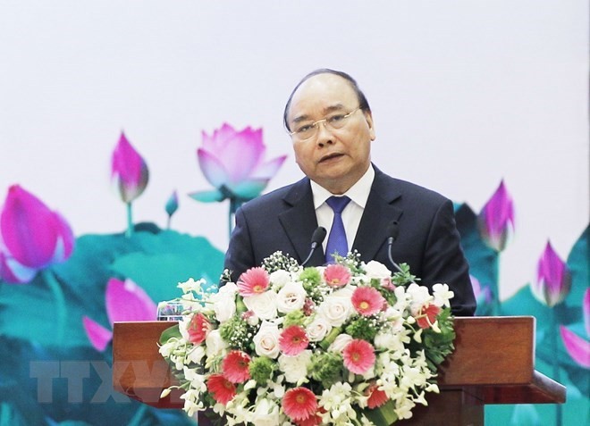 Prime Minister Nguyen Xuan Phuc at the even ( Source : VNA)