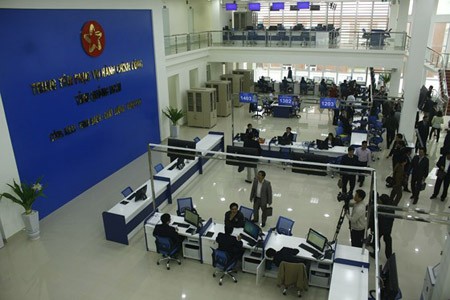 The largest administrative service center in Quang Ngai Province. Photo by Nguyen Trang.