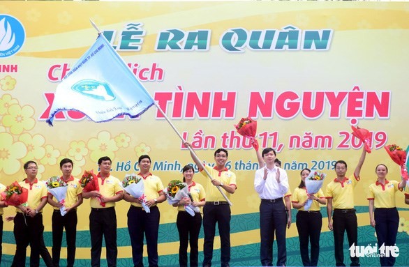 Voluntary spring campaign is launched in Ho Chi Minh City on January 6. (Photo: tuoitre.vn)