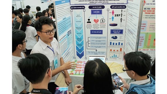 HCMC education department holds science-tech competition for high schoolers