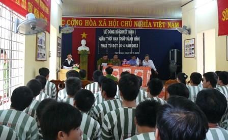 Remission for over 600 prisoners in Tay Ninh before Tet
