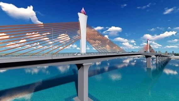An artist impression of Cua Hoi Bridge (Photo: SGGP)