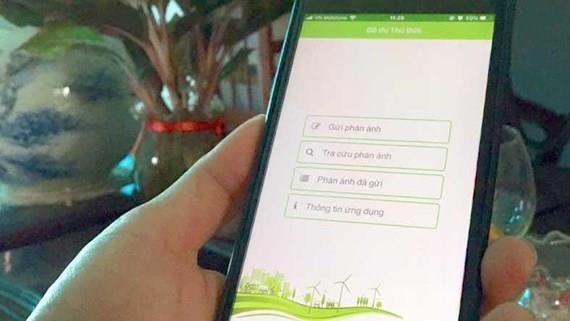 Thu Duc district launches app to receive residents’ complaints