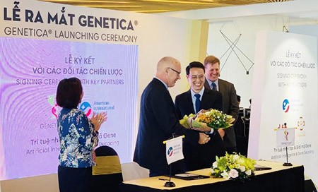 Genetica Company signed a strategic collaboration agreement with American International Hospital. Photo by T.Ba