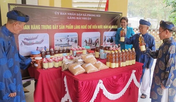 Village in central province certified with fish sauce handicraft village