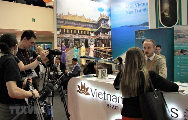 The Vietnamese booth at MITT -2019 (Source: VNA)