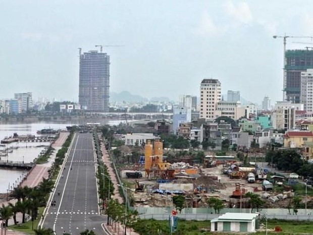 Buildings under construction in central Da Nang city (Photo: VNA)