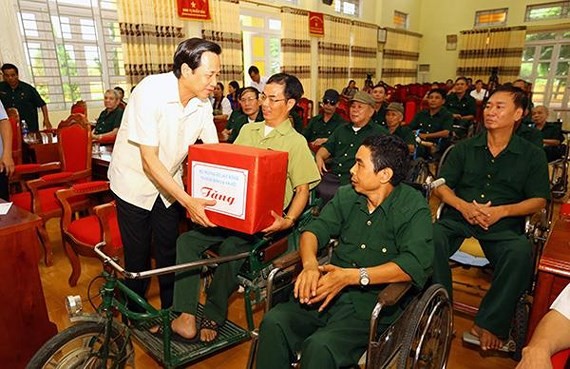 Over $14 million allocated for wounded soldiers, Vietnamese Heroic Mother