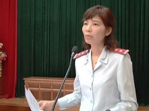 Nguyen Thi Kim Anh, head of the inspector delegation