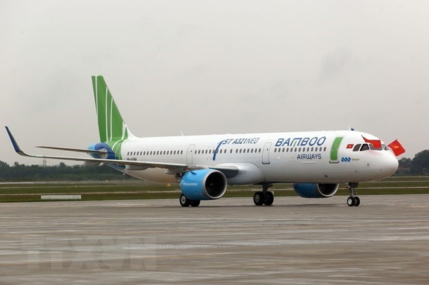 Bamboo Airways began commercial flights on January 16 this year and currently has 10 aircraft (Photo: VNA)