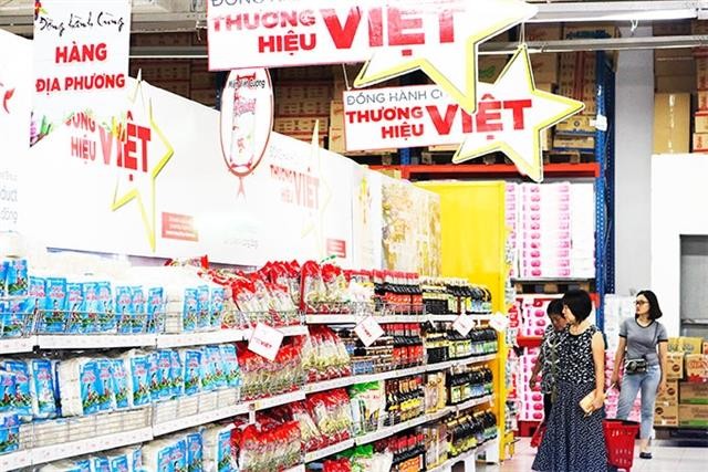 A number of high-quality Vietnamese brands have a relatively large market share in the distribution system. Photo baokhanhhoa.vn