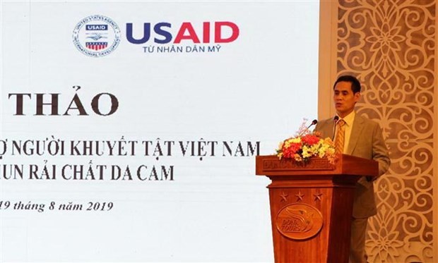 The United States will fund US$50 million to support people with disabilities in seven provinces sprayed with dioxin during the war, a conference heard on Monday.— VNA/VNS Photo