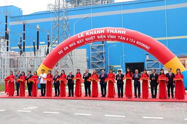 The inauguration ceremony of the Vinh Tan 4 thermal power plant on September 21 (Photo: VNA)