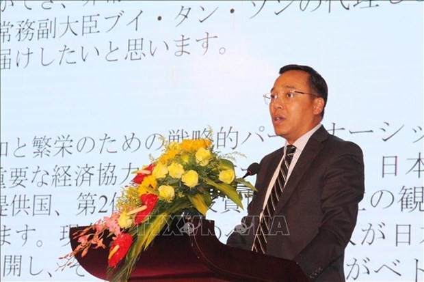 Head of the Foreign Ministry’s Consular Department Nguyen Hoang Long at the event (Photo: VNA)