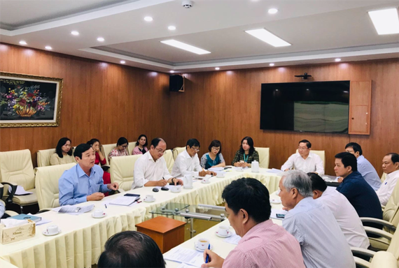 The Department of Health in Ho Chi Minh City convenes an emergence response meeting (Photo: SGGP)