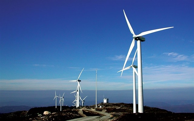A wind power project in northern province of Ninh Thuan. — Photo evn.com.vn