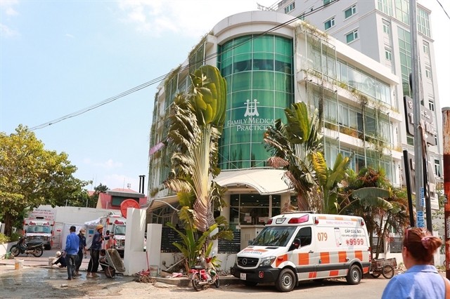 The Family Medical Practice in district 2, HCM City where a 31-year-old man from Indonesia went for a health check. — Photo stc.hoanhap.vn