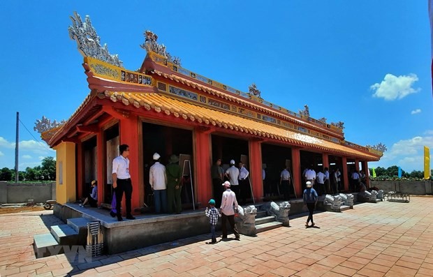 At the temple (Photo: VNA)
