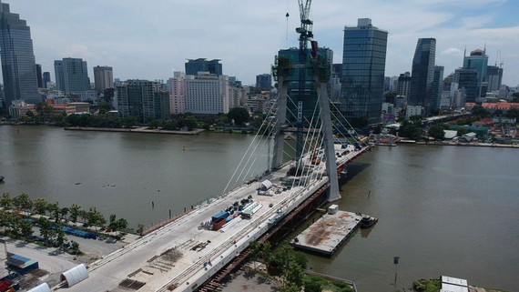 One of key traffic constructions in HCMC (Photo: SGGP)
