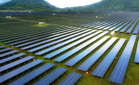 The first stage of Sao Mai Solar Power Plant achieved positive results. (Photo: SGGP)