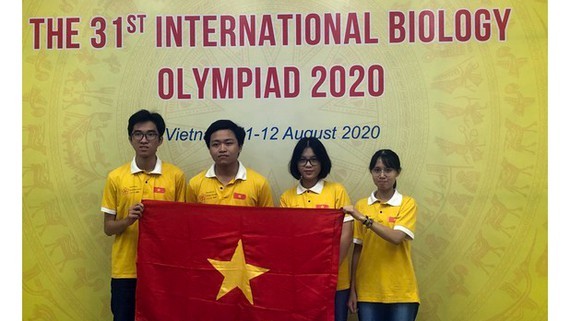 Four students win the international Biology Olympiad 2020 (Photo: SGGP)