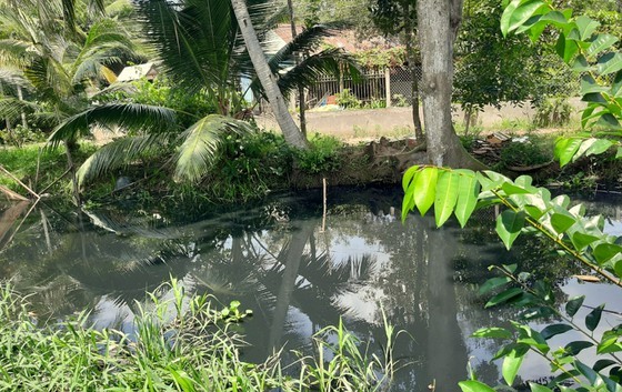 Wastewater from the industrial park has polluted canals around the industrial parks. (Photo: SGGP)