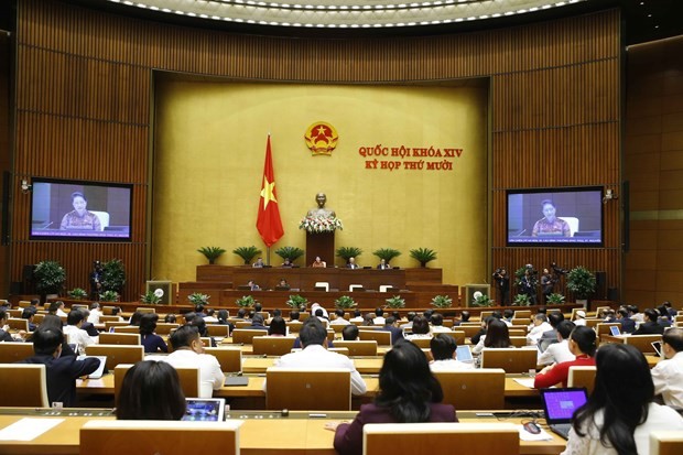 Legislators are gathering in Hanoi for in-person meetings as part of the National Assembly's ongoing 14th session (Photo: VNA)