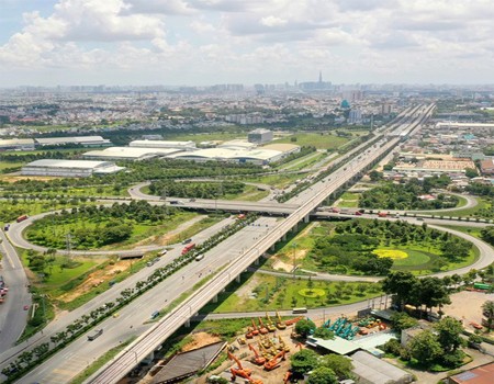 The infrastructure of the Eastern area of HCMC – the to-be Thu Duc City. (Photo: SGGP)