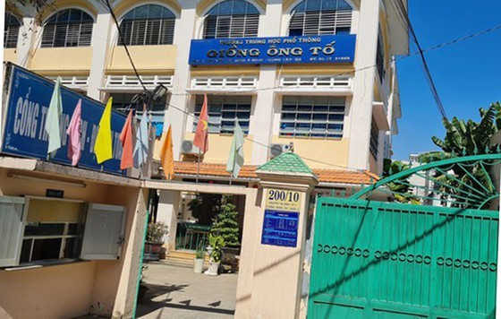 Giong Ong To High School in Ho Chi Minh City’s District 2 (Photo: SGGP)