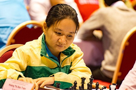 Hoang Thi Bao Tram at National Chess Championship 2017