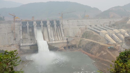 Turbine group No.3 of Trung Son Hydropower Plant was officially generated power 