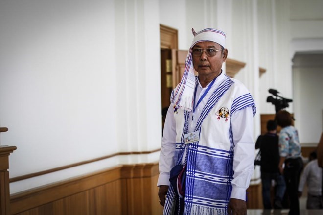 Speaker of Myanmar’s House of Nationalities (Upper House) and Parliament Mahn Win Khaing Than (Source: AFP/VNA)