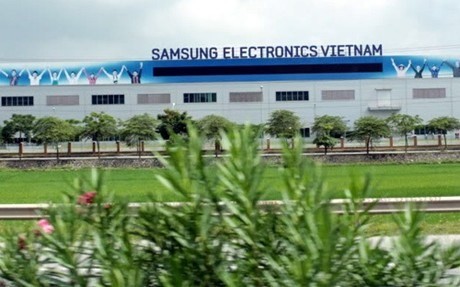 Samsung factory in Vietnam (Photo:SGGP)
