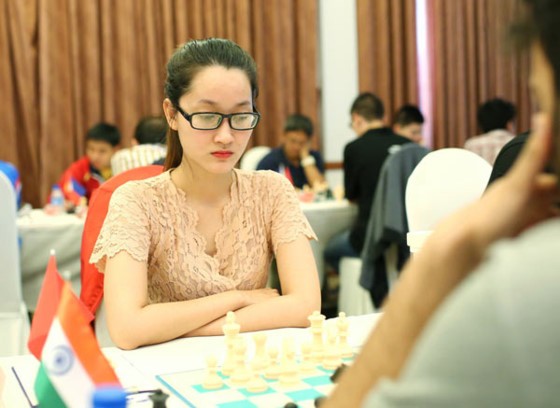 Vietnamese female grandmaster Vo Thi Kim Phung won the first gold medal at the 2017 Asia Individual Chess Championship