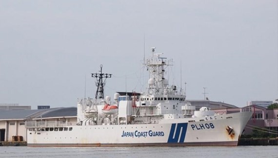 Echigo patrol vessel will travel Vietnam on June 13. (Source: marinetraffic.com)