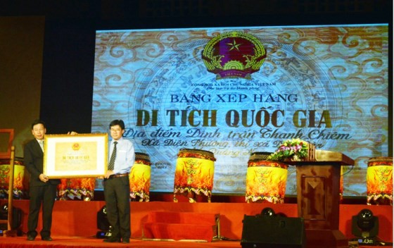 Thanh Chiem Palace is recognized as National Historic Relic Site 