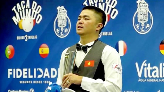 The second- best winner of Billiards World Cup Porto 2017 belongs to Quoc Nguyen. 