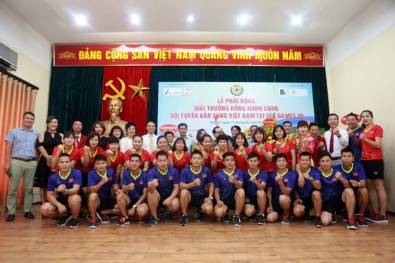 Members of the Vietnam shooting team at SEA Games 2017 (Photo:Ngoc Hai)