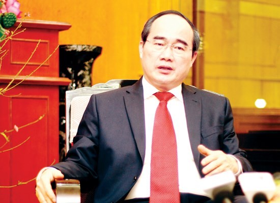 Politburo member and Secretary of the Ho Chi Minh City Party Committee Nguyen Thien Nhan (Photo:SGGP)