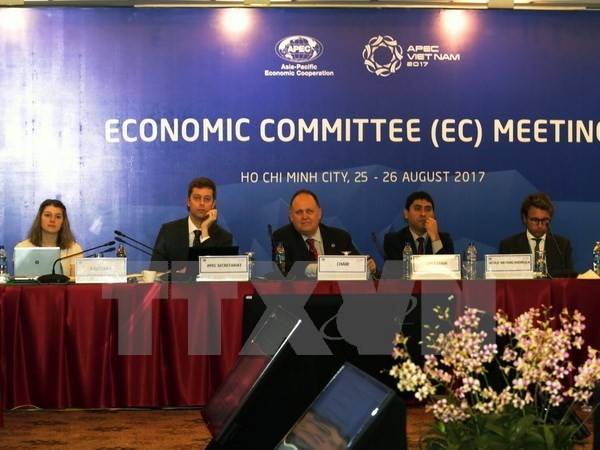 Participants in the APEC Economic Committee meeting in Ho Chi Minh City (Photo: VNA)