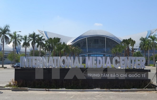 The International ​Media ​Centre is ready for the APEC High-level Week. (Photo: VNA)