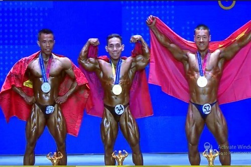 Veteran Vietnamese bodybuilder Pham Van Mach won a gold medal at the ongoing World Bodybuilding and Physique Sports Championships in Ulaanbaatar, Mongolia.