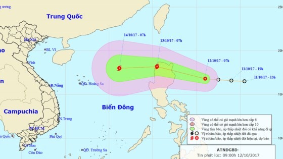 Tropical low depression will develop into typhoon