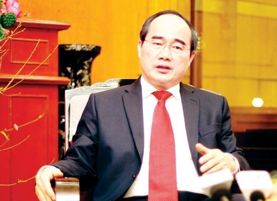 Secretary of the Ho Chi Minh City People’s Committee Nguyen Thien Nhan (Illustrative photo:SGGP)